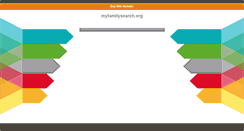 Desktop Screenshot of myfamilysearch.org